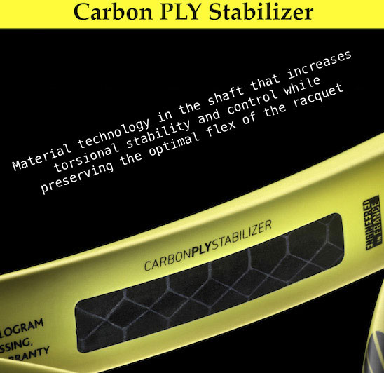 Babolat Pure Aero 2019 Carbon PLY Stabilizer Technology Tennis Racket Racquet Advanced