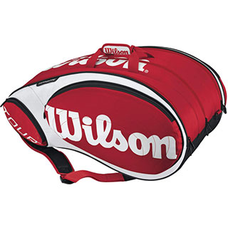 Wilson Tour 15 Pack Tennis Bag (Red/ Wht)