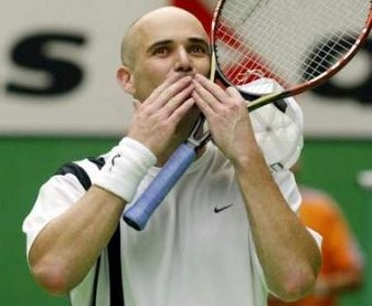 Andre Agassi’s final match