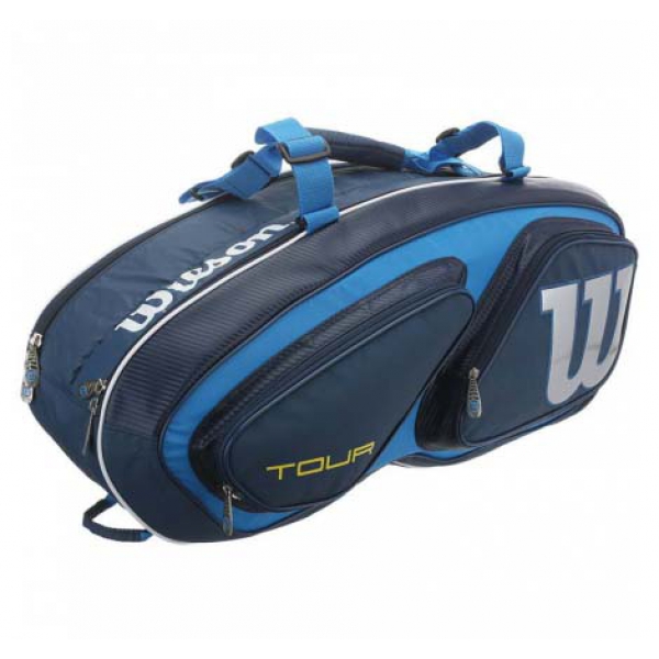 Wilson Tour V 6 Pack Tennis Bag (Blue) Do It Tennis