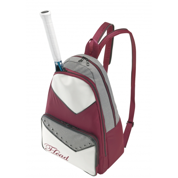 Head Maria Sharapova Womens Tennis Backpack Pack (Maroon/ White/ Grey