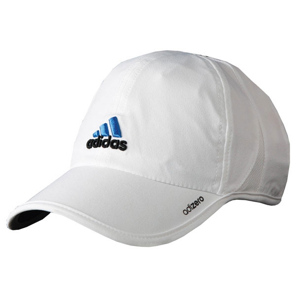 Adidas Men's adiZero Tennis Cap (Wht/ Blu/ Blk) Do It Tennis