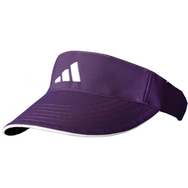 Adidas Women’s ClimaLite Visor (Purple/White) Do It Tennis