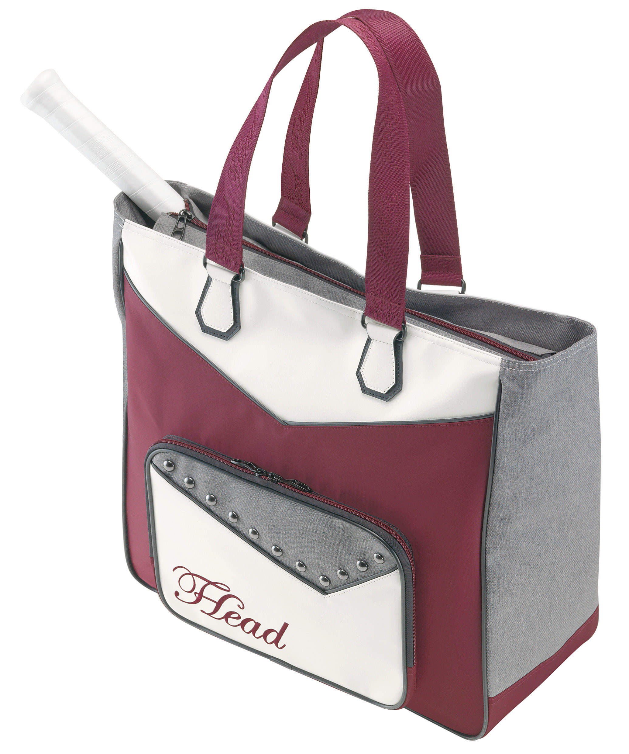 Head Maria Sharapova Womens Tennis Tote Bag (Maroon/ White/ Grey) from