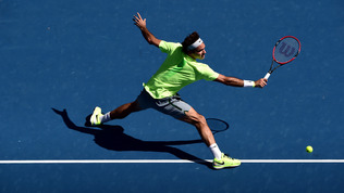 Federer Tennis Shirt: Yellow - AusOpen 2015