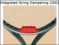 Head Tennis Racquet Technologies Integrated String Dampener