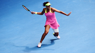 Serena's Tennis Dress: Pink - AusOpen 2015