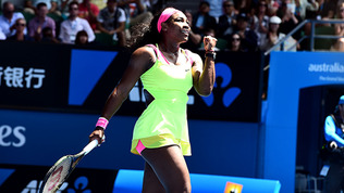 Serena's Tennis Dress: Yellow - AusOpen 2015