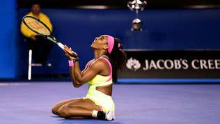 Serena's Tennis Dress: Yellow - AusOpen 2015