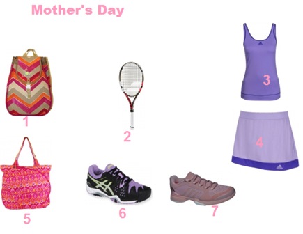 Tennis Accessories on Mother's Day 2015