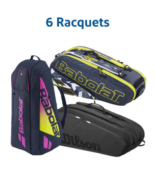 6 Racquet Tennis Bags