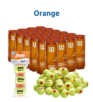 Junior Orange Half-Court Training Tennis Balls