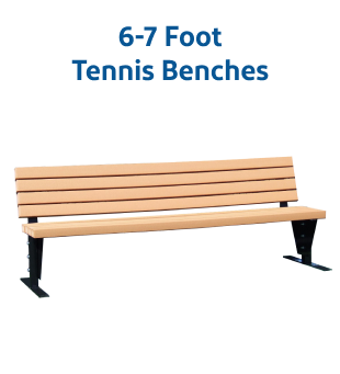 Tennis Benches 6-7 Feet