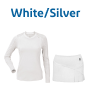 Team Tennis Apparel - Shop by Color - White / Sliver