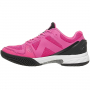 0100-PKBK Tyrol Women's Striker-V Pro Pickleball Shoes (Pink/Black) - Left
