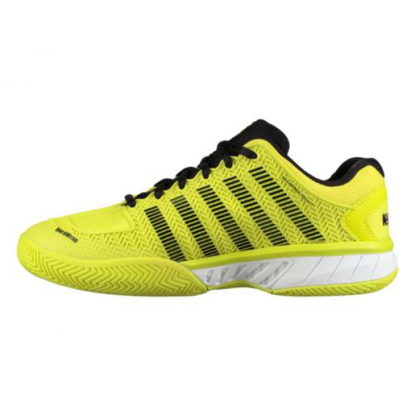 KSwiss Men's Hypercourt Express Tennis Shoes (Neon Yellow/Black/White)