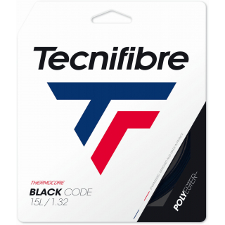 04GBL132XB Tecnifibre Black Code 15L Tennis String (Set)