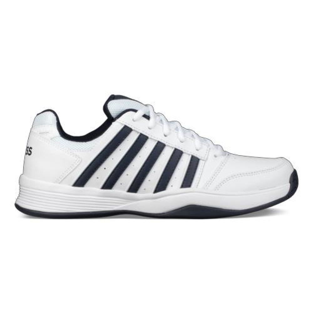 K-Swiss Court Smash Mens White Tennis Shoes Trainers Size 8.5-12 