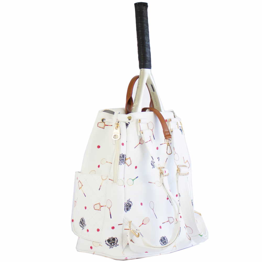 Court Couture Hampton Monogram Tennis Backpack