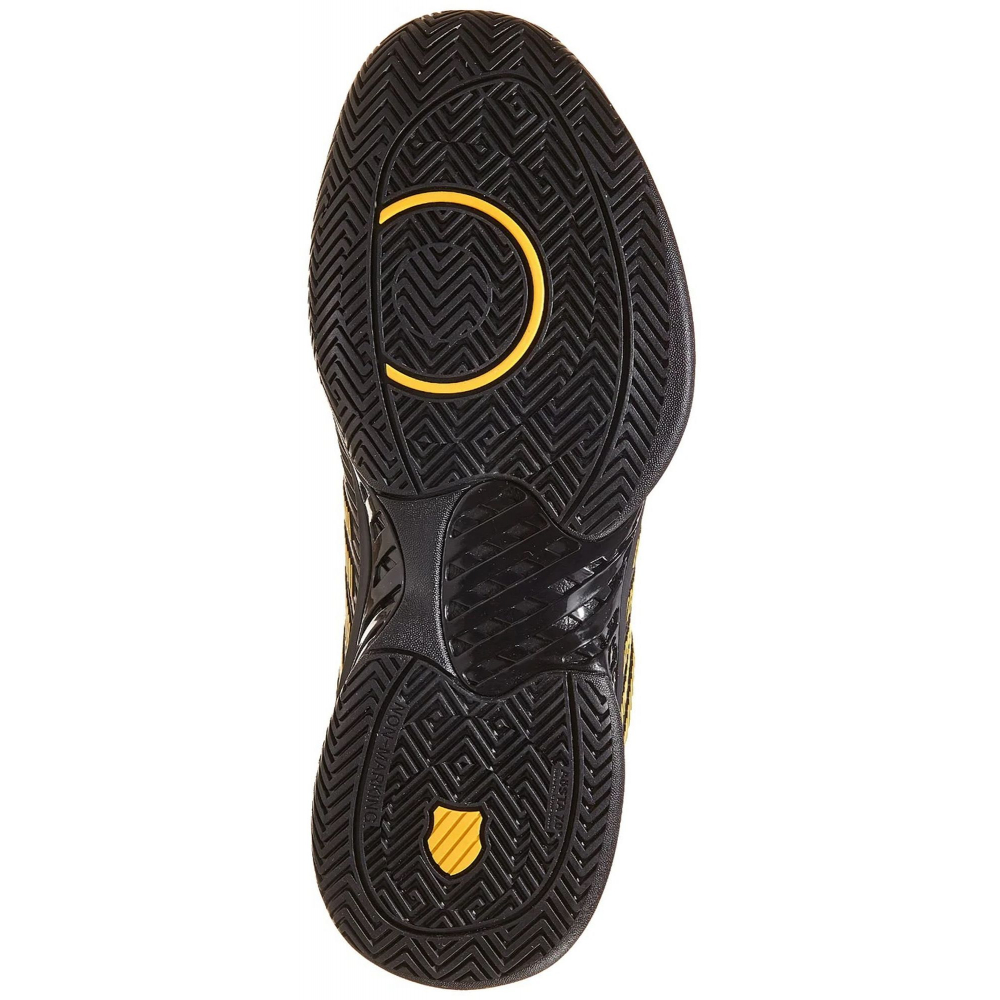 06613-071 K-Swiss Men's Hypercourt Express 2 Tennis Shoes (Moonless Night/Amber Yellow)