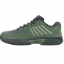 06806-347 K-Swiss Men's Hypercourt Express 2 2E Wide Tennis Shoes (Sea Spray/Urban Chic/Soft Neon Green) - Left