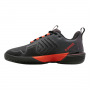 06988-061 K-Swiss Men's Ultrashot 3 Tennis Shoes (Asphalt/Jet Black/Spicy Orange)