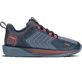 06988-477 K-Swiss Men's Ultrashot 3 Tennis Shoes (Orion Blue/Windward Blue/Scarlet Ibis)