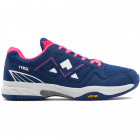 Tyrol Women’s Volley-V Pickleball Shoes (Navy/Pink) -