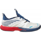 K-Swiss Men’s SpeedTrac Tennis Shoes (Blanc De Blanc/Blue Opal/Lollipop) -