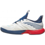 07392-146 K-Swiss Men's SpeedTrac Tennis Shoes (Blanc De Blanc/Blue Opal/Lollipop)