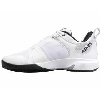 07395-174 K-Swiss Men's Ultrashot Team Tennis Shoes (White/Black/High Rise) Left