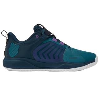 07395-435 K-Swiss Men's Ultrashot Team Tennis Shoes (Colonial Blue/Reflecting Pond/Amethyst Orchid/Biscay Bay ) - Right
