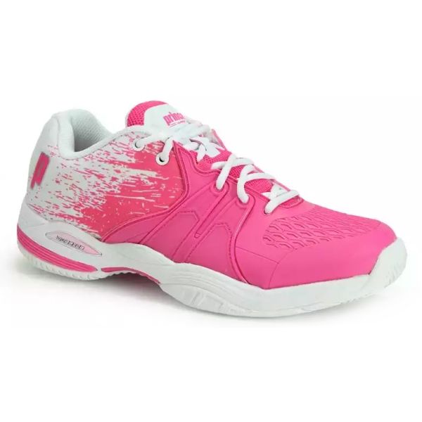 Prince Women's Warrior Lite Tennis Shoes (Pink/White) - Do It Tennis