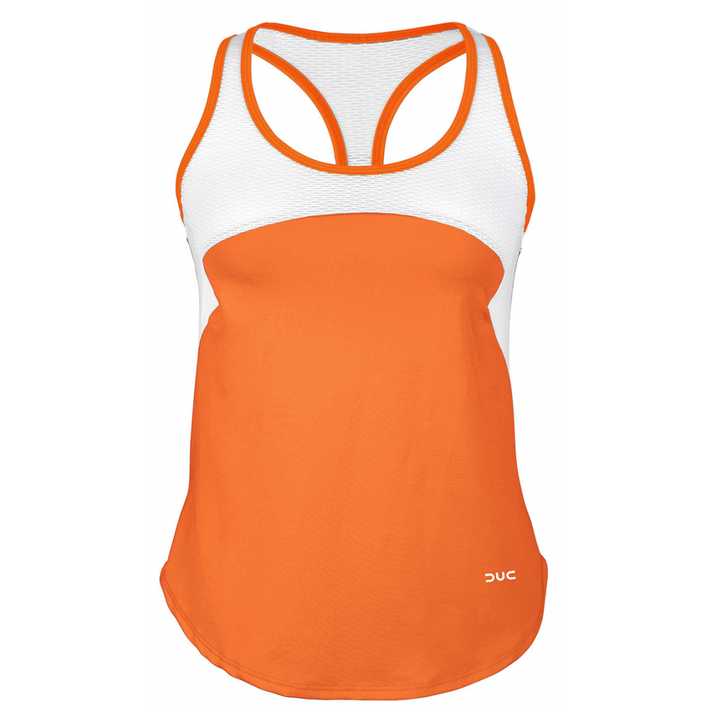 DUC Refreshing Women's Tennis Tank (Orange)