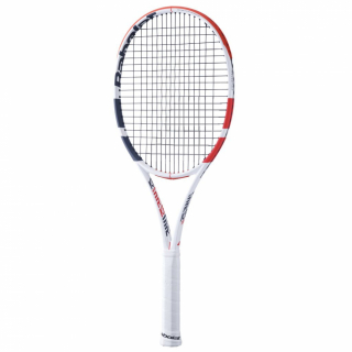 101410-323-Black-CSC Babolat Pure Strike Tour Tennis Racquet (3rd Gen) strung w Black SG Spiraltek Syn Gut String