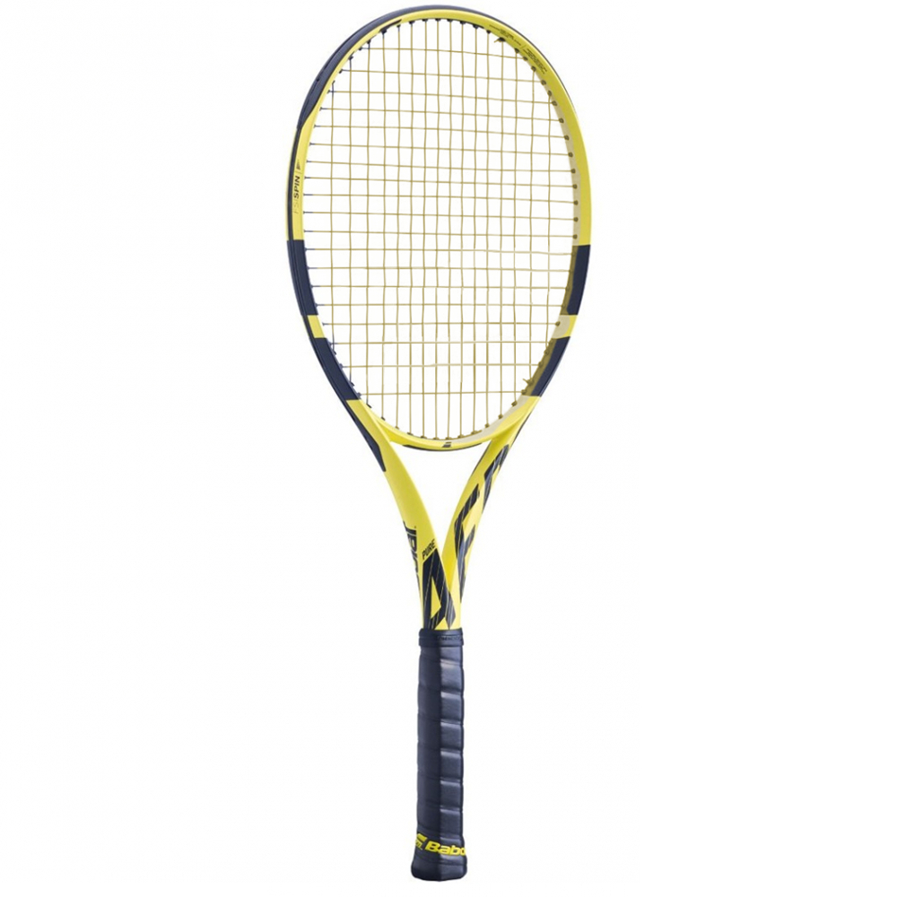 101352-191-Yellow-CSC Babolat Pure Aero Tour Tennis Racquet w Yellow SG Spiraltek