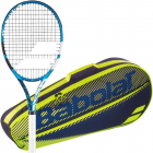 Babolat Evo Drive + Yellow Club Bag Tennis Starter Bundle -