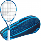 Babolat Evo Drive Lite + Blue Club Bag Tennis Starter Bundle -