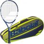 102434-102-751202-142-BNDL Babolat Evo Drive 115 + Yellow Club Bag Tennis Starter Bundle