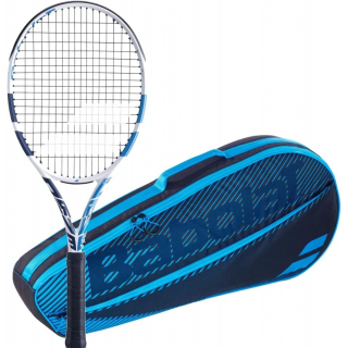 102454-153-751202-146-BNDL Babolat Evo Drive Lite W + Blue Club Bag Tennis Starter Bundle