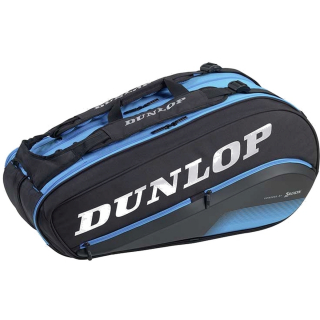 10304001 Dunlop FX Performance 8 Racquet Thermo Tennis Bag (Black/Blue)