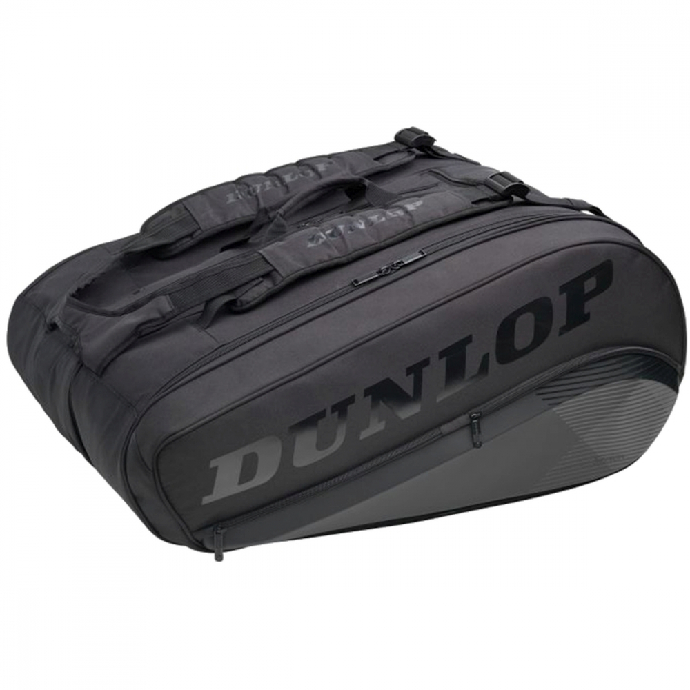 10312711 Dunlop CX Performance 12 Racquet Thermo Tennis Bag (Black/Black)