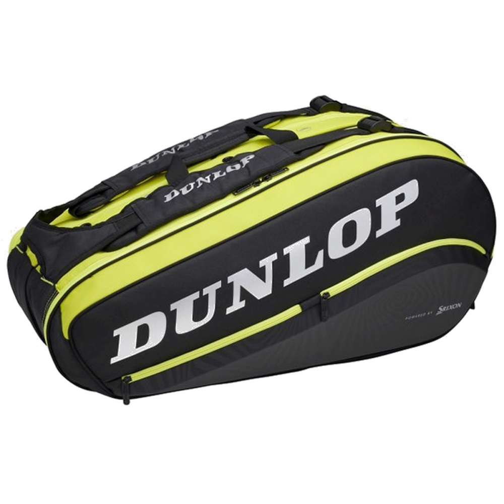 10325358 Dunlop SX Performance 8 Racquet Thermo Tennis Bag (Black/Yellow)