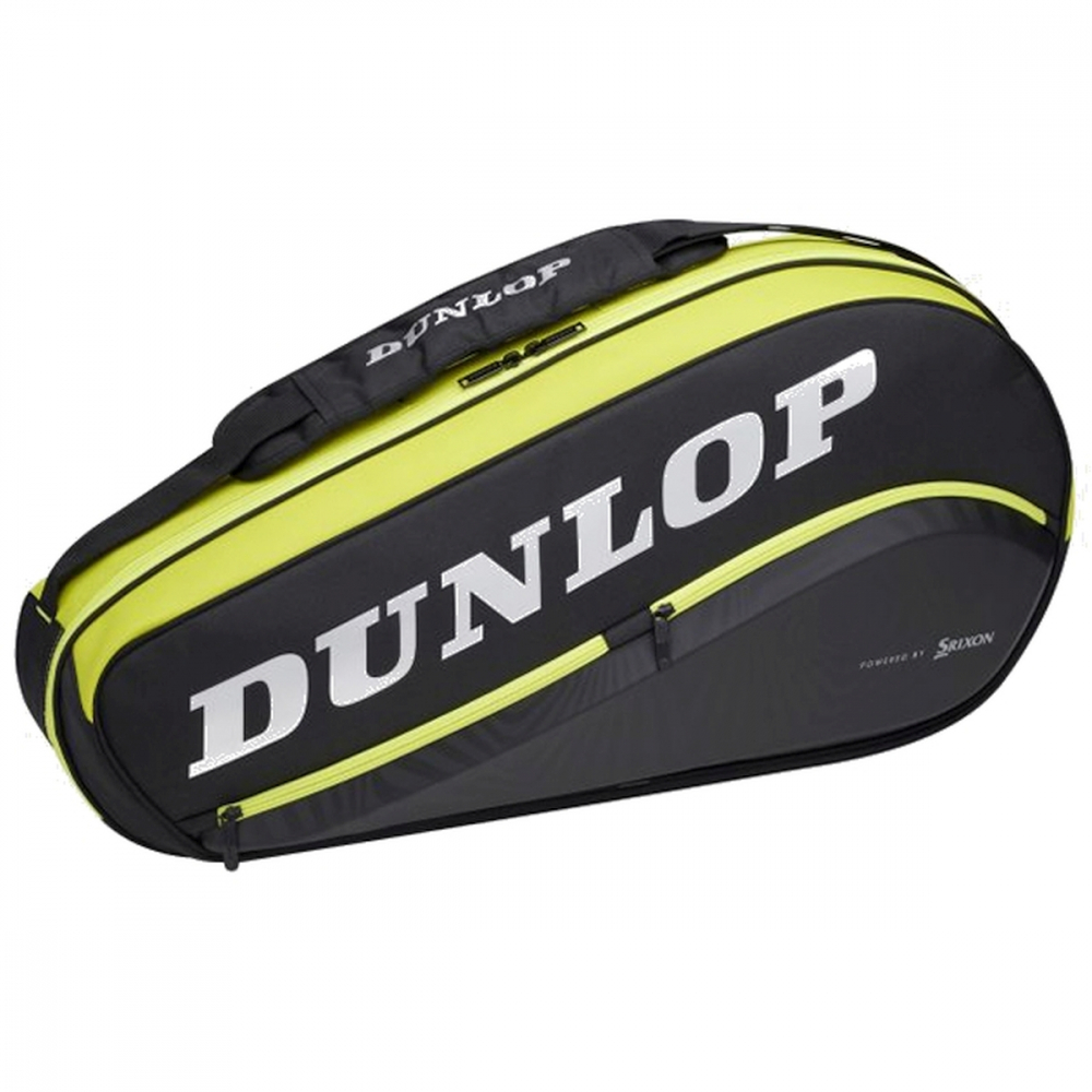 10325359 Dunlop SX Performance 3 Racquet Thermo Tennis Bag (Black/Yellow)
