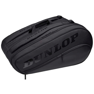 10325376 Dunlop Team 12 Racquet Thermo Tennis Bag (Black/Black)