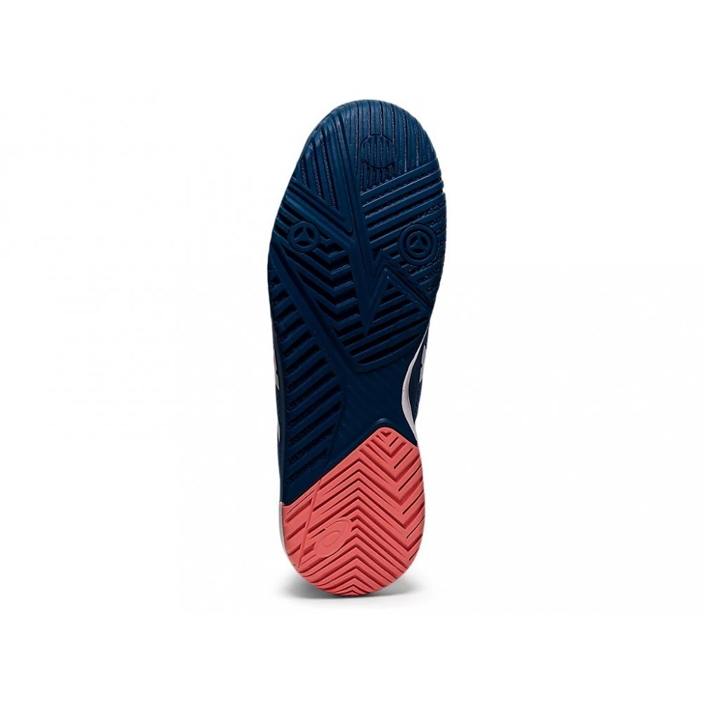 1041A113-404 ASICS Men's Gel-Resolution 8 (2E) Tennis Shoes (Blue Harmony/White) Sole