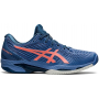 1041A182-400 ASICS Men's Solution Speed FF 2 Tennis Shoe (Blue Harmony/Guava) - Right