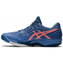 1041A182-400 ASICS Men's Solution Speed FF 2 Tennis Shoe (Blue Harmony/Guava) - Left