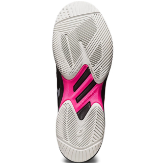 1041A298-002 Asics Men's Solution Swift FF Tennis Shoes (Black/Hot Pink) - Sole