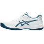 1041A330-101 Asics Men's Gel-Resolution 9 Tennis Shoes (White/Restful Teal) - Left
